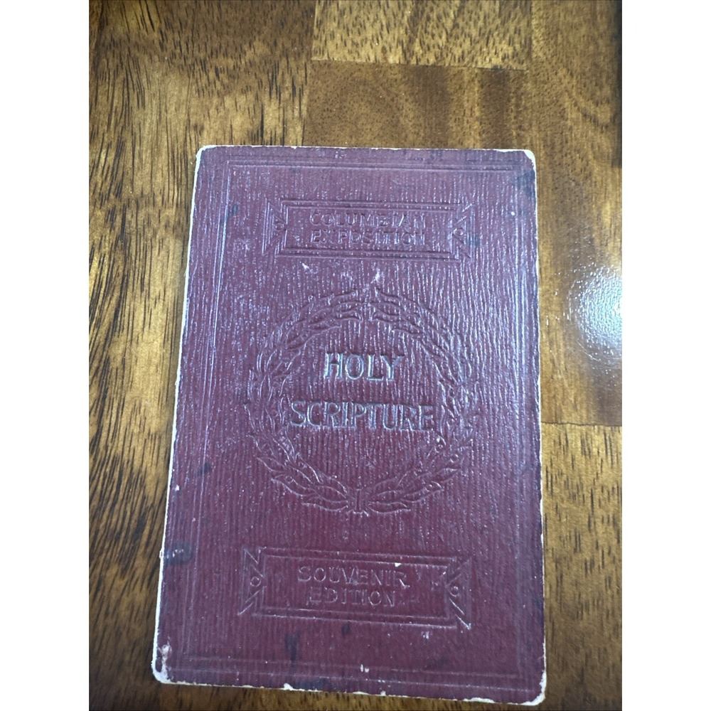 1893 Columbian Exposition Holy Bible Souvenir The Gospel, According To St. John